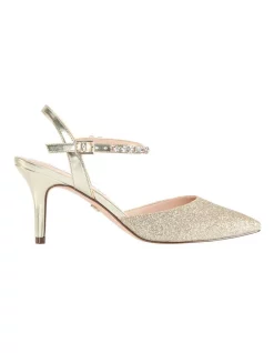 Promo 🔔 NINA Tonya Platino Baby Glitter Pump ✔️