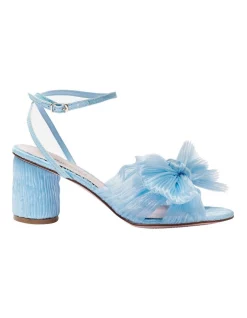 Promo 👏 Pink Inc Secret Pale Blue Fabric 🩴 Sandals 🧨