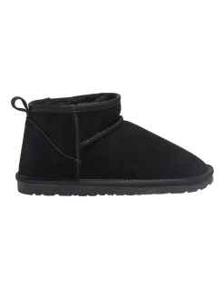 Discount π Easy Steps Pillow Black Suede Slippers π