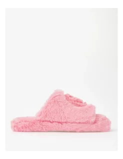 Best Sale 🥰 Soho Smiley Slipper In Pink And White 🤩