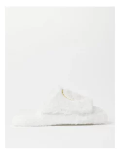 Buy 🎉 Soho Smiley Slipper In White And Yellow 😉