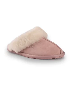 Wholesale 👏 AUS WOOLI UGG UNISEX SHEEPSKIN WOOL SHELLEY Slippers Pale Pink 🤩