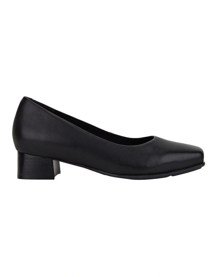 Best reviews of β Hush Puppies The Low Square Black Leather Heeled π Shoes β€οΈ