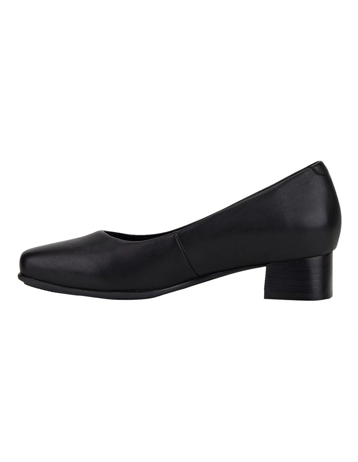 Best reviews of β Hush Puppies The Low Square Black Leather Heeled π Shoes β€οΈ - Image 5