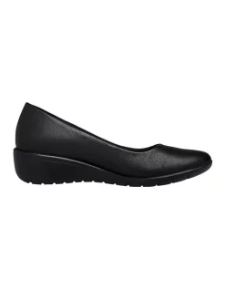 Wholesale โ Hush Puppies Dylan Black Leather Pumps โค๏ธ