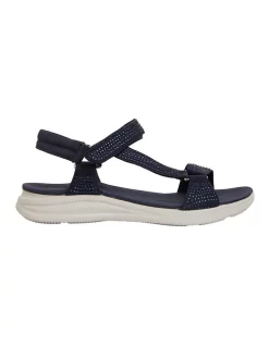 Promo ๐ Active Flex By Easy Steps Naples Navy Diamante ๐ฉด Sandals ๐