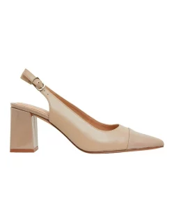 Coupon ✔️ Sandler Kirsty Nude Patent / Glove Heeled 👟 Shoes 🧨