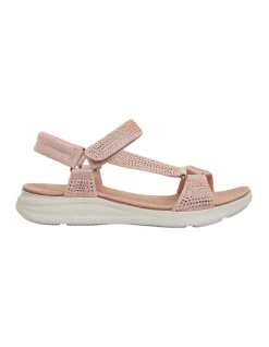 Buy ๐ Active Flex By Easy Steps Naples Blush Diamante ๐ฉด Sandals ๐