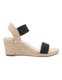 Deals 👍 Easy Steps Summit Elastic 🩴 Sandals In Black/Beige 🥰