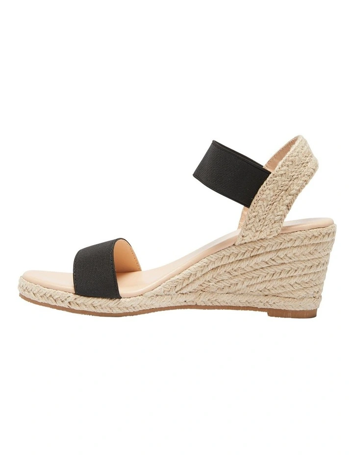 Deals 👍 Easy Steps Summit Elastic 🩴 Sandals In Black/Beige 🥰 - Image 3