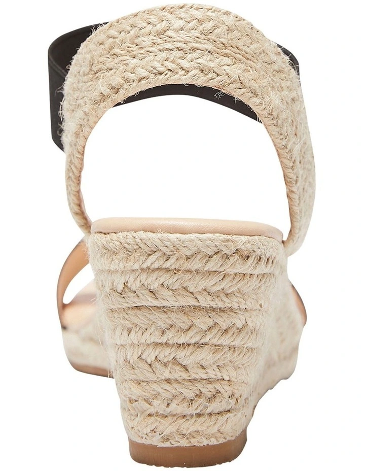 Deals 👍 Easy Steps Summit Elastic 🩴 Sandals In Black/Beige 🥰 - Image 5