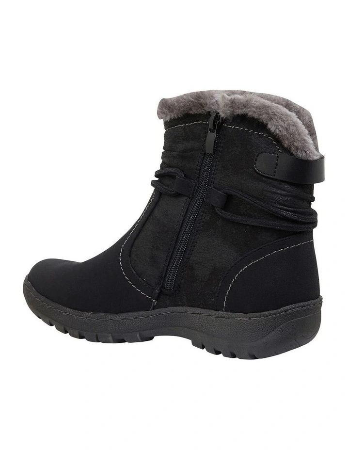 Outlet π₯ Easy Steps Eskimo Black Micro Boot π - Image 7