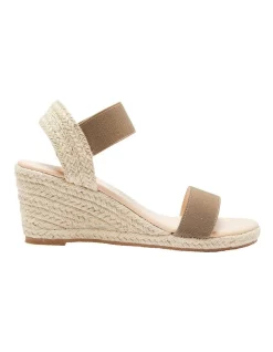 Discount 🔥 Easy Steps Summit Elastic 🩴 Sandals In Khaki/Beige ⌛