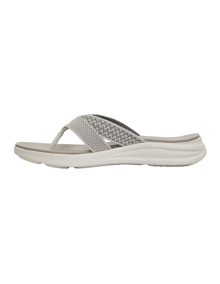 Budget β€οΈ Active Flex By Easy Steps Magda Light Grey Stretch π©΄ Sandals β¨ - Image 3