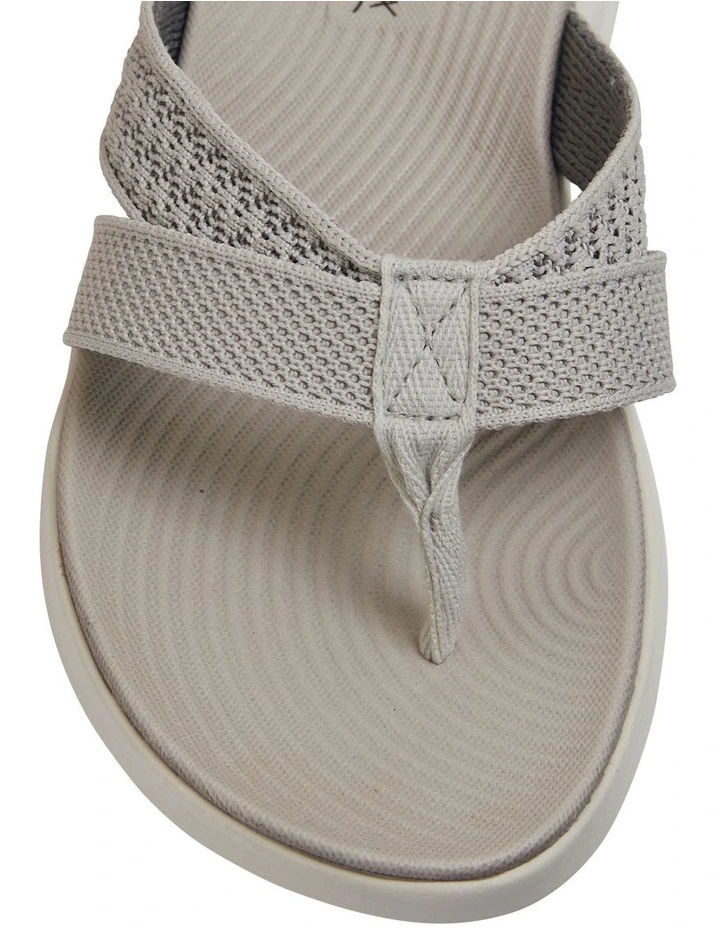 Budget β€οΈ Active Flex By Easy Steps Magda Light Grey Stretch π©΄ Sandals β¨ - Image 6