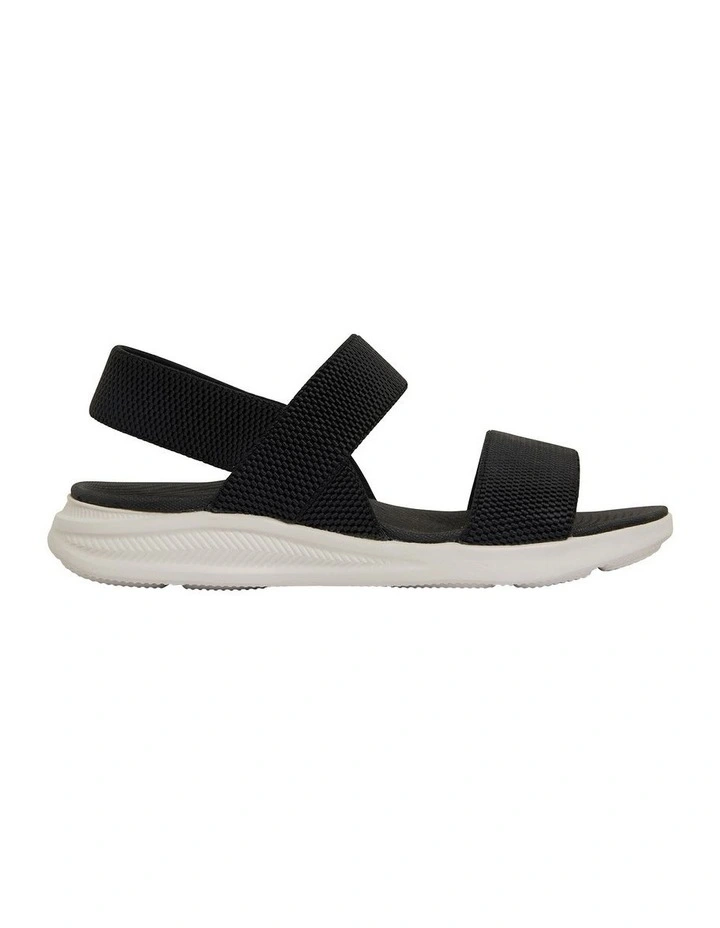 Flash Sale β Active Flex By Easy Steps Mack Black Stretch π©΄ Sandals β€οΈ