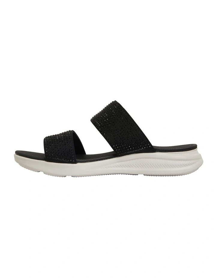 New π Active Flex By Easy Steps Novato Black Diamante π©΄ Sandals π - Image 3