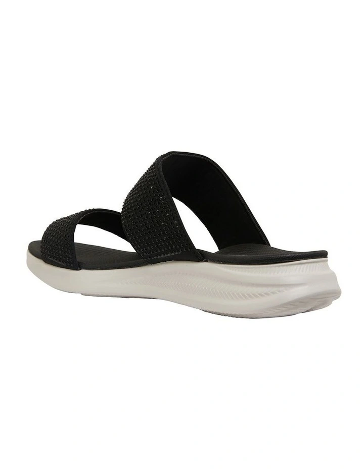 New π Active Flex By Easy Steps Novato Black Diamante π©΄ Sandals π - Image 7