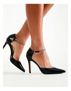 Top 10 ⭐ Collection Alya Black Heeled 👟 Shoes 👏