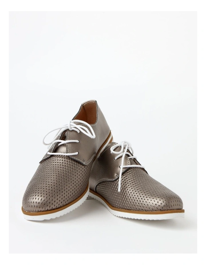 Coupon π― Regatta Lucy Pewter Leather Flat π Shoes π― - Image 2