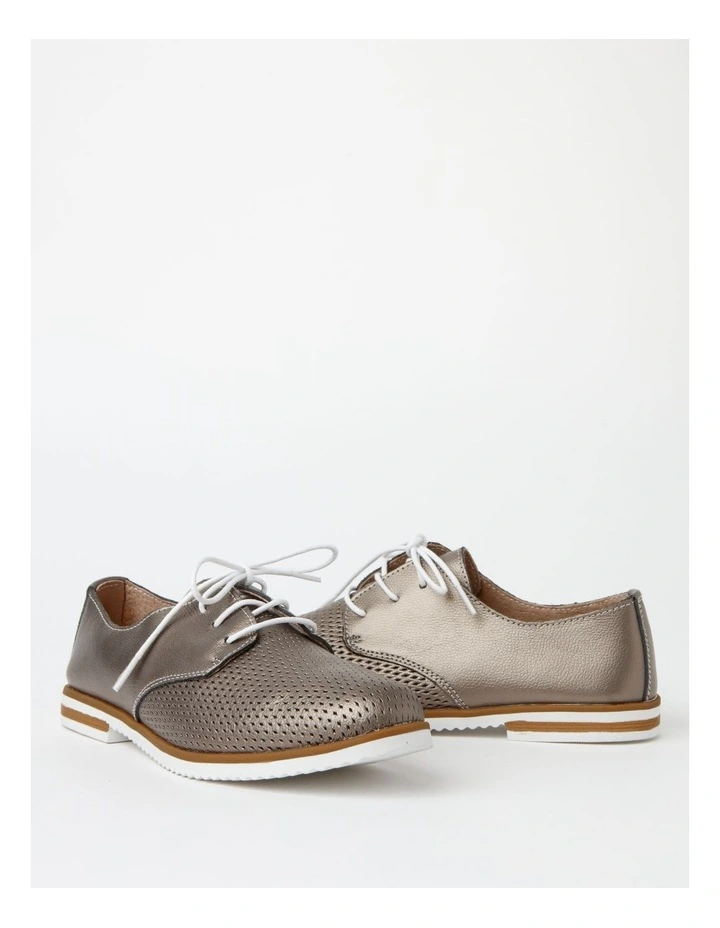 Coupon π― Regatta Lucy Pewter Leather Flat π Shoes π― - Image 3