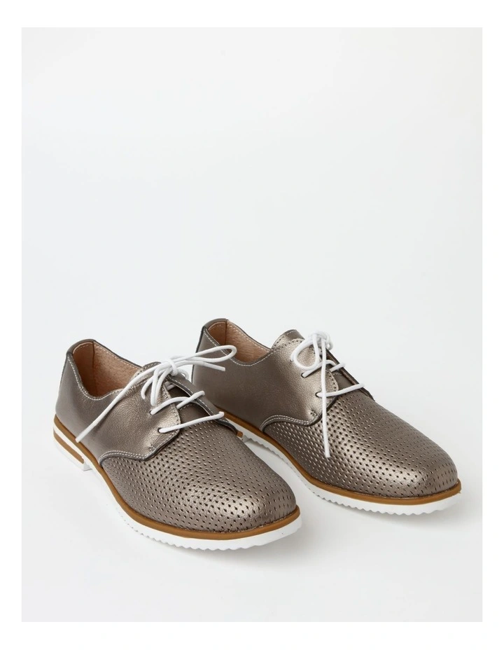 Coupon π― Regatta Lucy Pewter Leather Flat π Shoes π― - Image 5