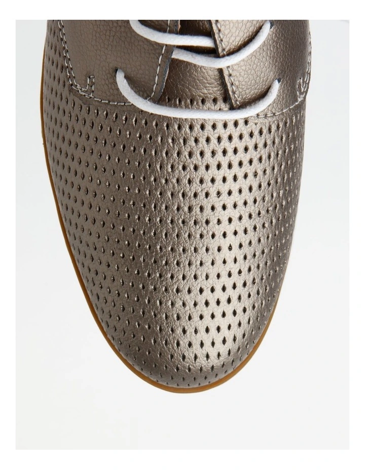 Coupon π― Regatta Lucy Pewter Leather Flat π Shoes π― - Image 6