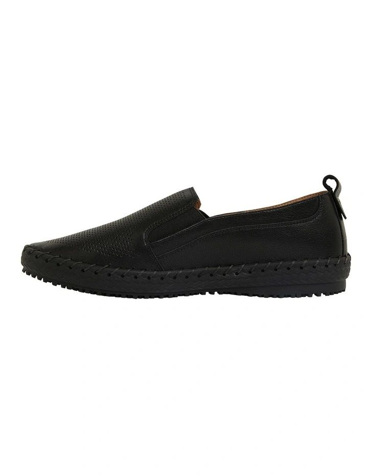 Flash Sale π Active Flex By Easy Steps Riva π Sneakers In Black On Black Leather β€οΈ - Image 3