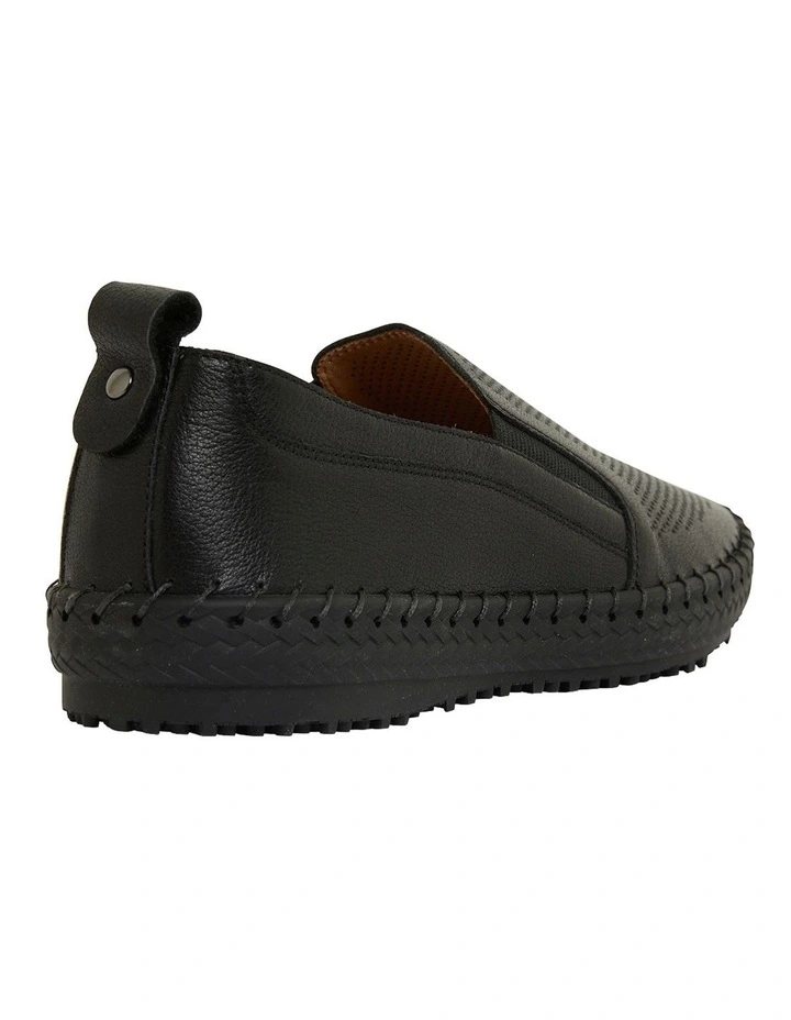 Flash Sale π Active Flex By Easy Steps Riva π Sneakers In Black On Black Leather β€οΈ - Image 4