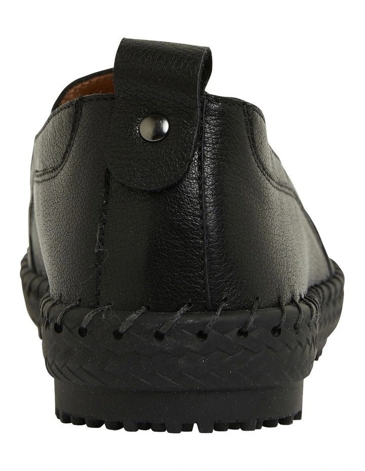 Flash Sale π Active Flex By Easy Steps Riva π Sneakers In Black On Black Leather β€οΈ - Image 5