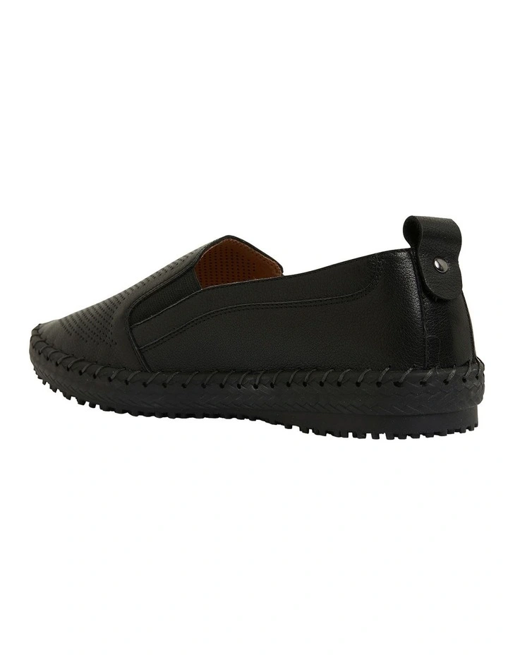 Flash Sale π Active Flex By Easy Steps Riva π Sneakers In Black On Black Leather β€οΈ - Image 7