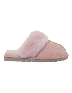 Promo โจ Easy Steps Peggy Pink Suede Slippers ๐