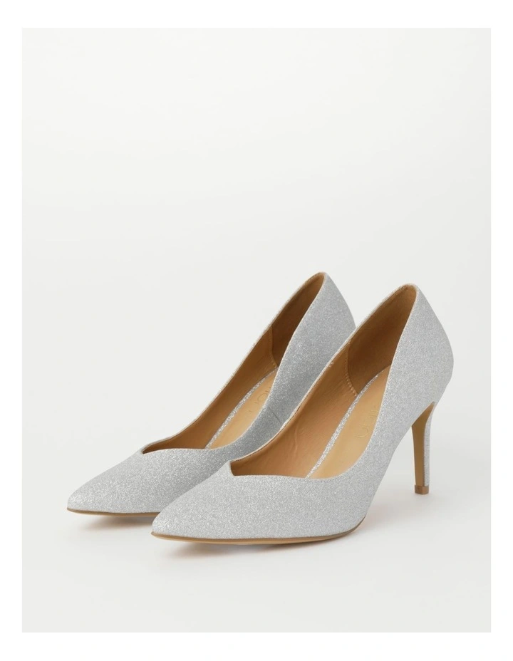 New π Collection Alexa Silver Heeled π Shoes π₯° - Image 2