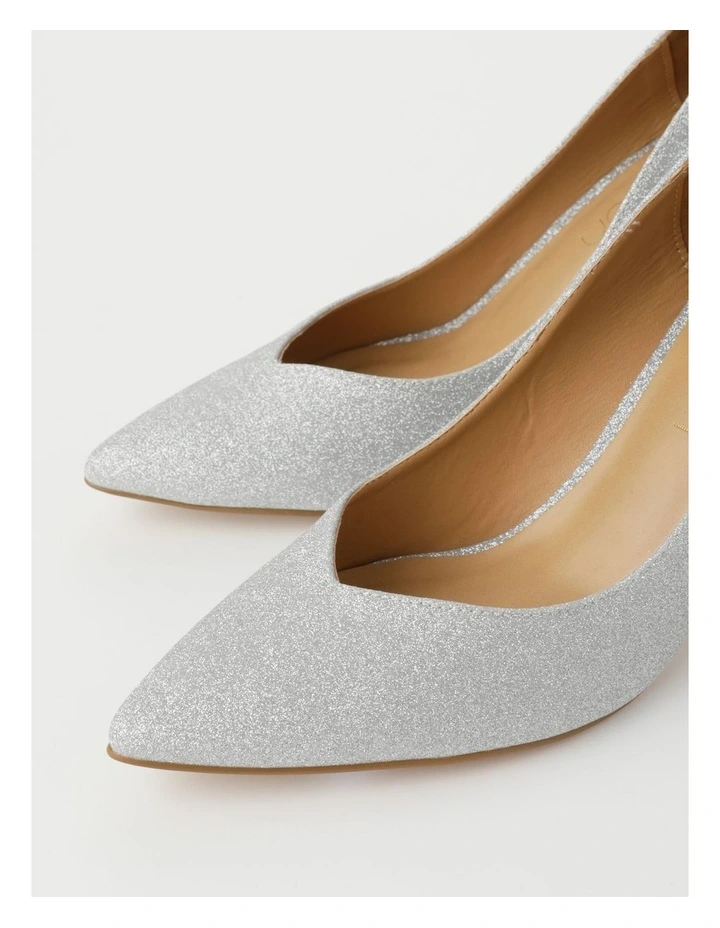 New π Collection Alexa Silver Heeled π Shoes π₯° - Image 5