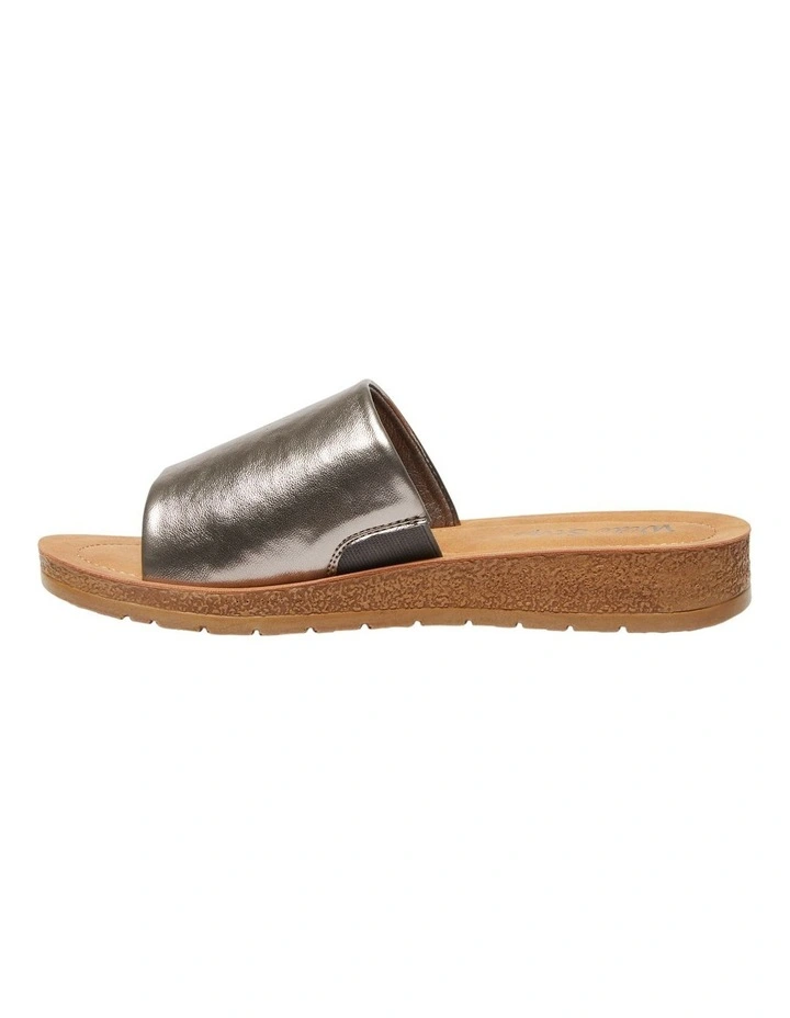 Wholesale π Wide Steps Enid π©΄ Sandals In Pewter Smooth 𧨠- Image 3