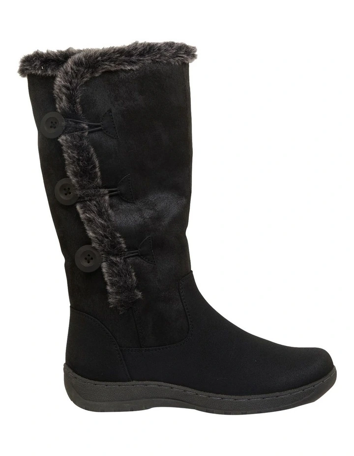 Outlet 🔥 Easy Steps Edmund Black Micro 🥾 Boots ❤️