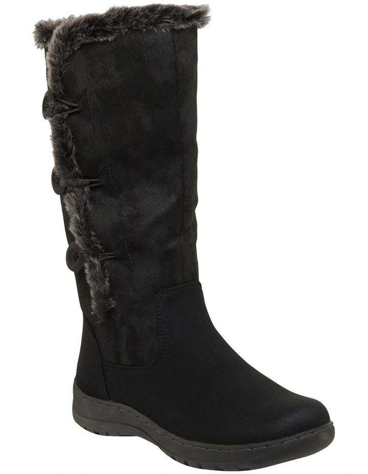 Outlet 🔥 Easy Steps Edmund Black Micro 🥾 Boots ❤️ - Image 2