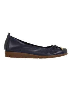 Coupon ๐ฅฐ Active Flex By Easy Steps Barton Flat ๐ Shoes In Navy Leather ๐