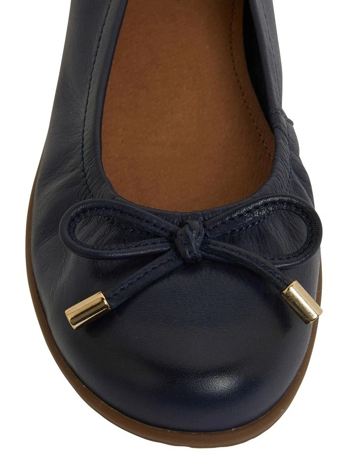 Coupon π₯° Active Flex By Easy Steps Barton Flat π Shoes In Navy Leather π - Image 6