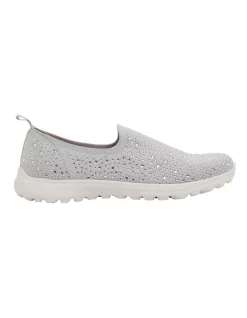Best reviews of 👍 Active Flex By Easy Steps Parlour Light Grey Diamante 👟 Sneakers ⭐