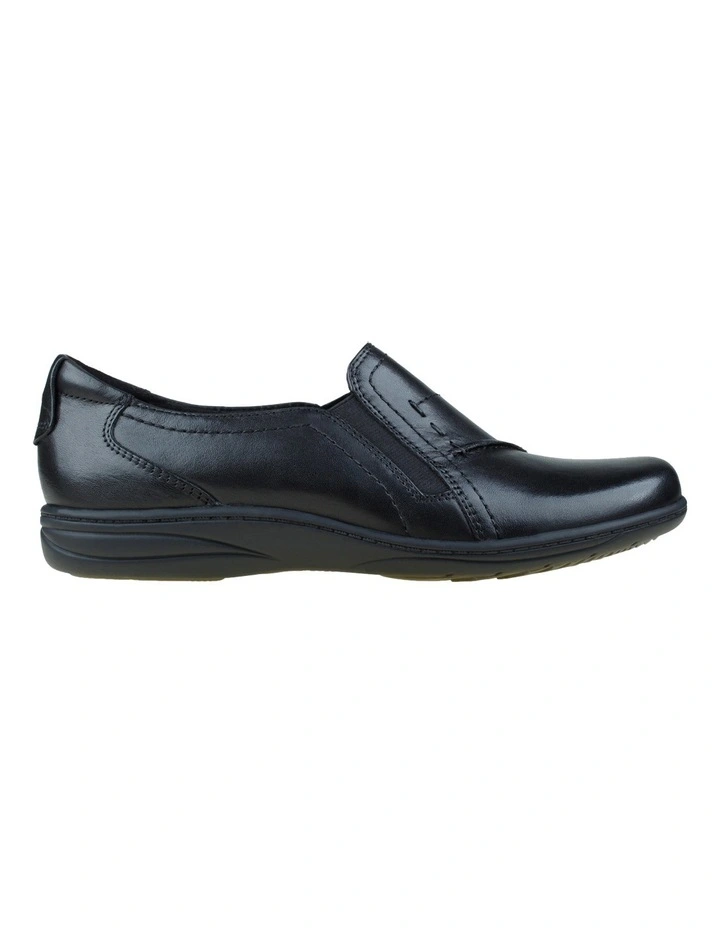 Budget π Planet π Shoes Jemima Black Leather Flats π - Image 2