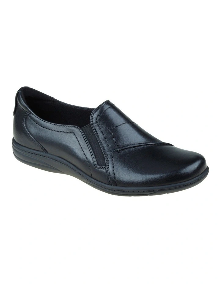 Budget π Planet π Shoes Jemima Black Leather Flats π - Image 3