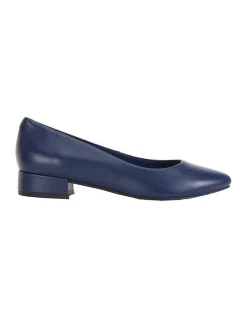 Deals 🧨 Easy Steps Janine Navy Glove Heeled 👟 Shoes 👍