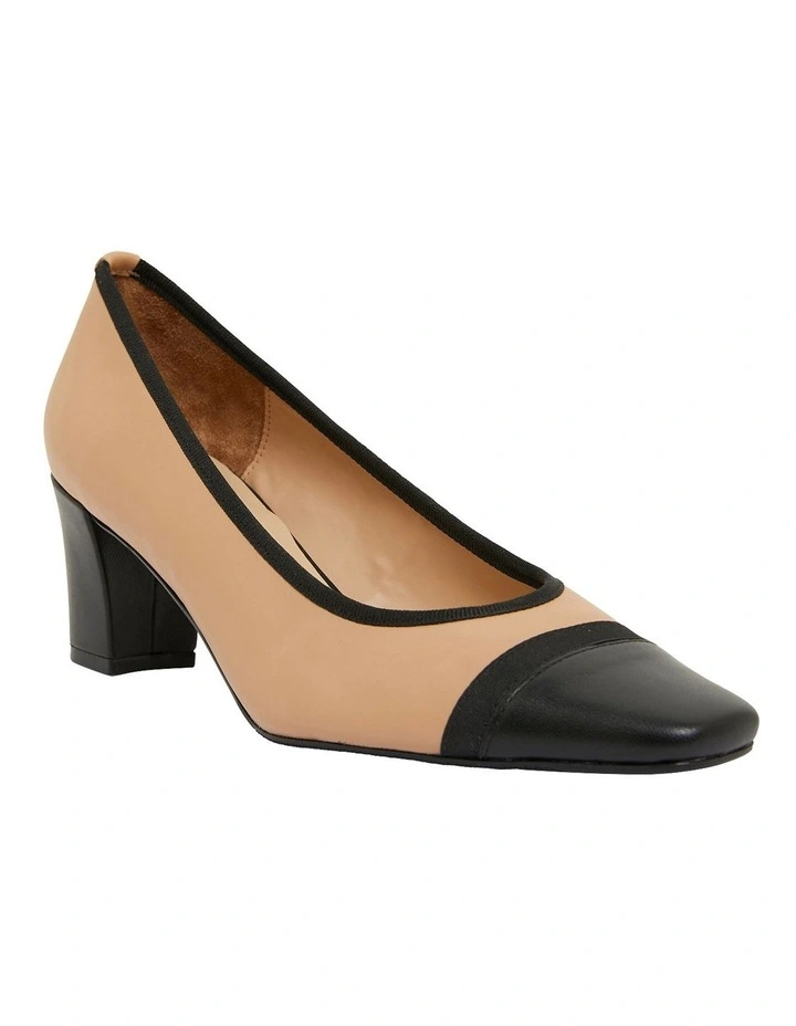 Budget π Easy Steps Network Black / Camel Glove Heeled π Shoes π - Image 2