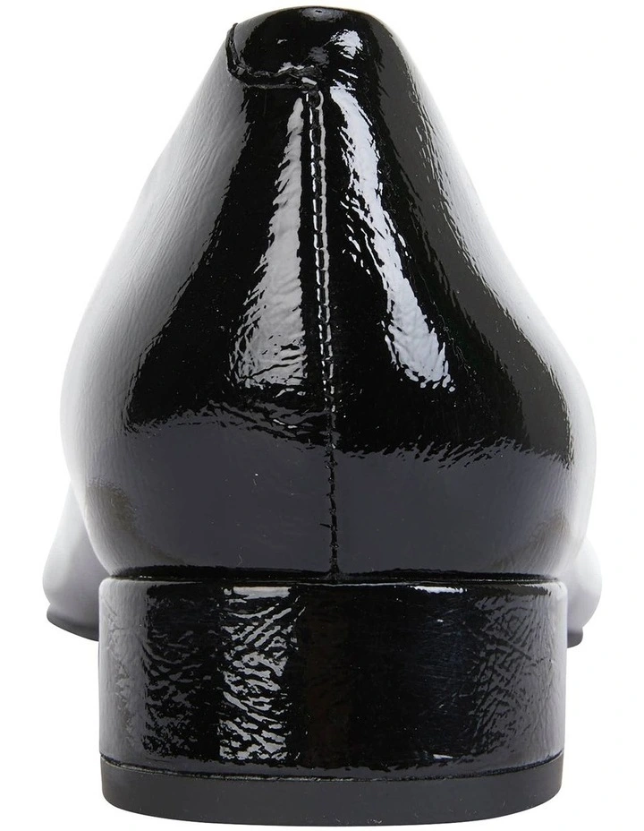 Brand new ๐ Easy Steps Janine Black Crinkle Patent Heeled ๐ Shoes ๐ฏ - Image 6