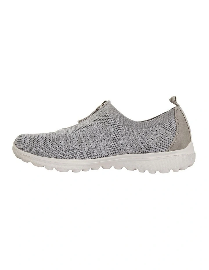 Cheap β Active Flex By Easy Steps Oberon Light Grey Stretch π Sneakers π― - Image 3