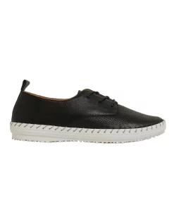 Best Sale โ๏ธ Active Flex By Easy Steps Ripley ๐ Sneakers In Black Leather โ