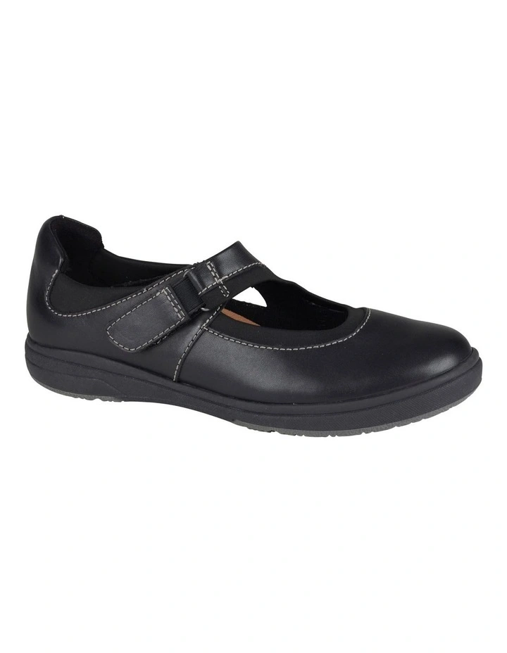 Best reviews of π₯ Planet π Shoes Elaine Black Leather Flat π Shoe π― - Image 2
