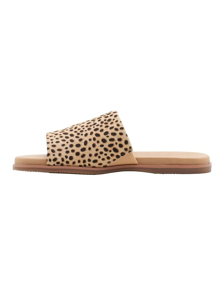 Best reviews of 𧨠Hush Puppies Paradise Tan Spotted Leopard Leather Slide βοΈ - Image 4