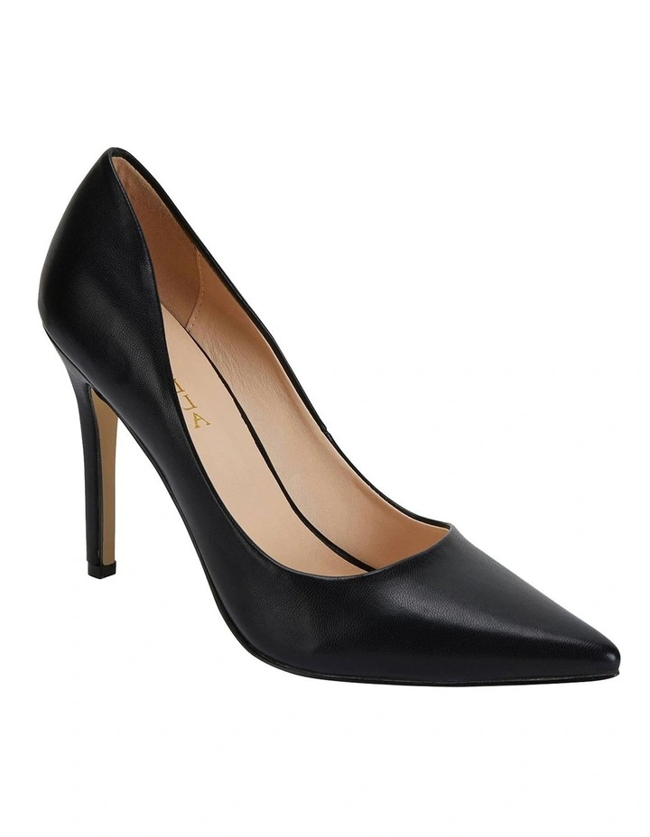 Coupon π Ravella Harbour Heeled π Shoes In Black Smooth β¨ - Image 2